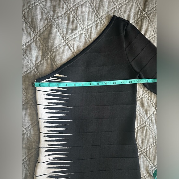 One Shoulder Guess Fitted Dress - Picture 10 of 10